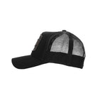 Societe Noir Marais Mesh Trucker Cap - Blackout - Escape Menswear
