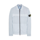 Stone Island 10522 Garment Dyed Crinkle Overshirt - V0041 Sky Blue - Escape Menswear