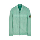 Stone Island 10522 Garment Dyed Crinkle Overshirt - V0052 Light Green - Escape Menswear