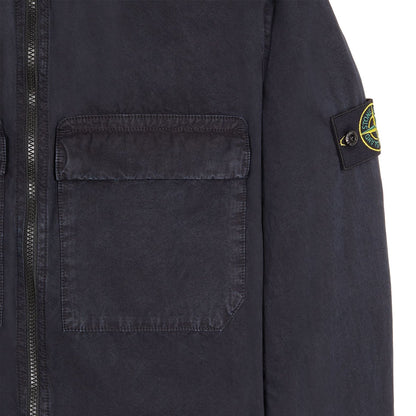 Stone Island 106WN OLD Treat Overshirt - V0129 Black - Escape Menswear