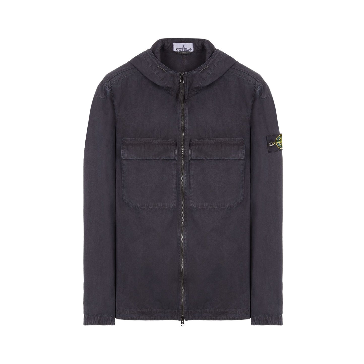 Stone Island 106WN OLD Treat Overshirt - V0129 Black - Escape Menswear