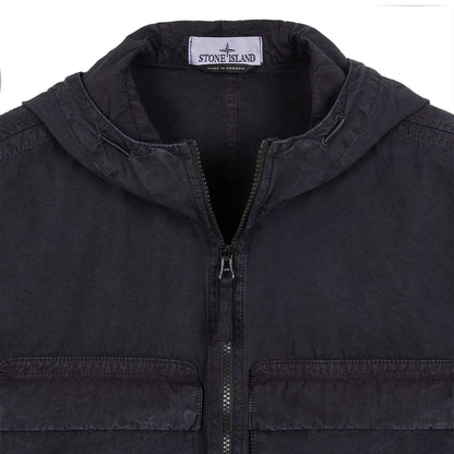 Stone Island 106WN OLD Treat Overshirt - V0129 Black - Escape Menswear