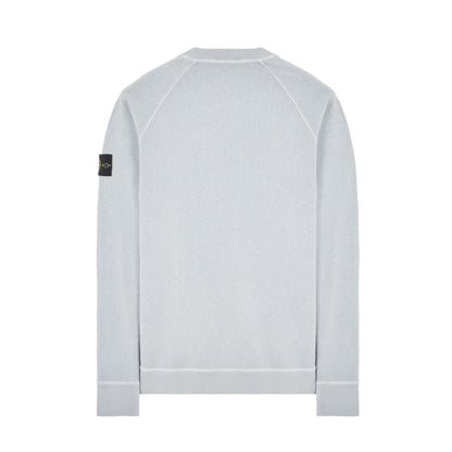 Stone Island 66060 Old Treatment Sweatshirt - V0141 Sky Blue - Escape Menswear