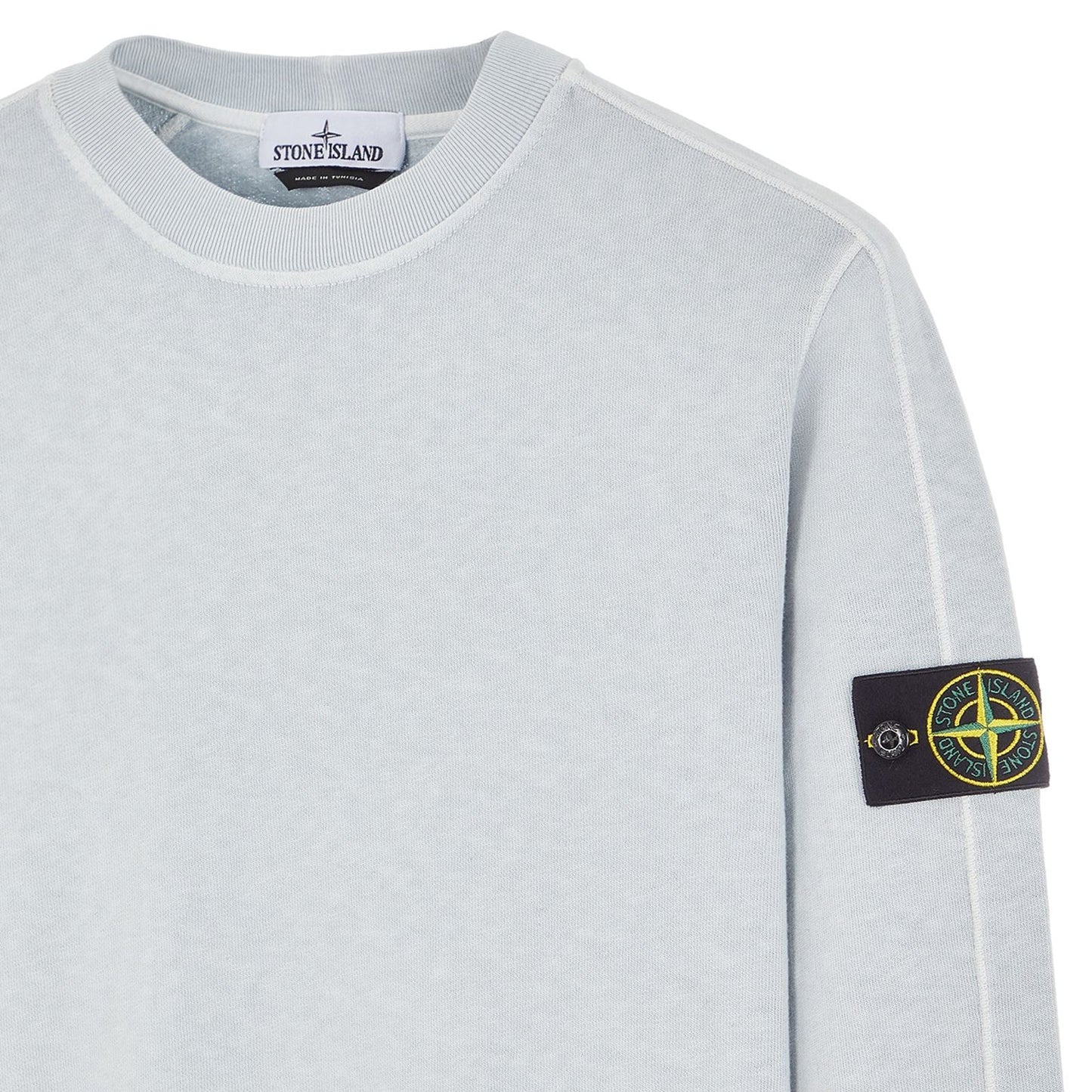 Stone Island 66060 Old Treatment Sweatshirt - V0141 Sky Blue - Escape Menswear