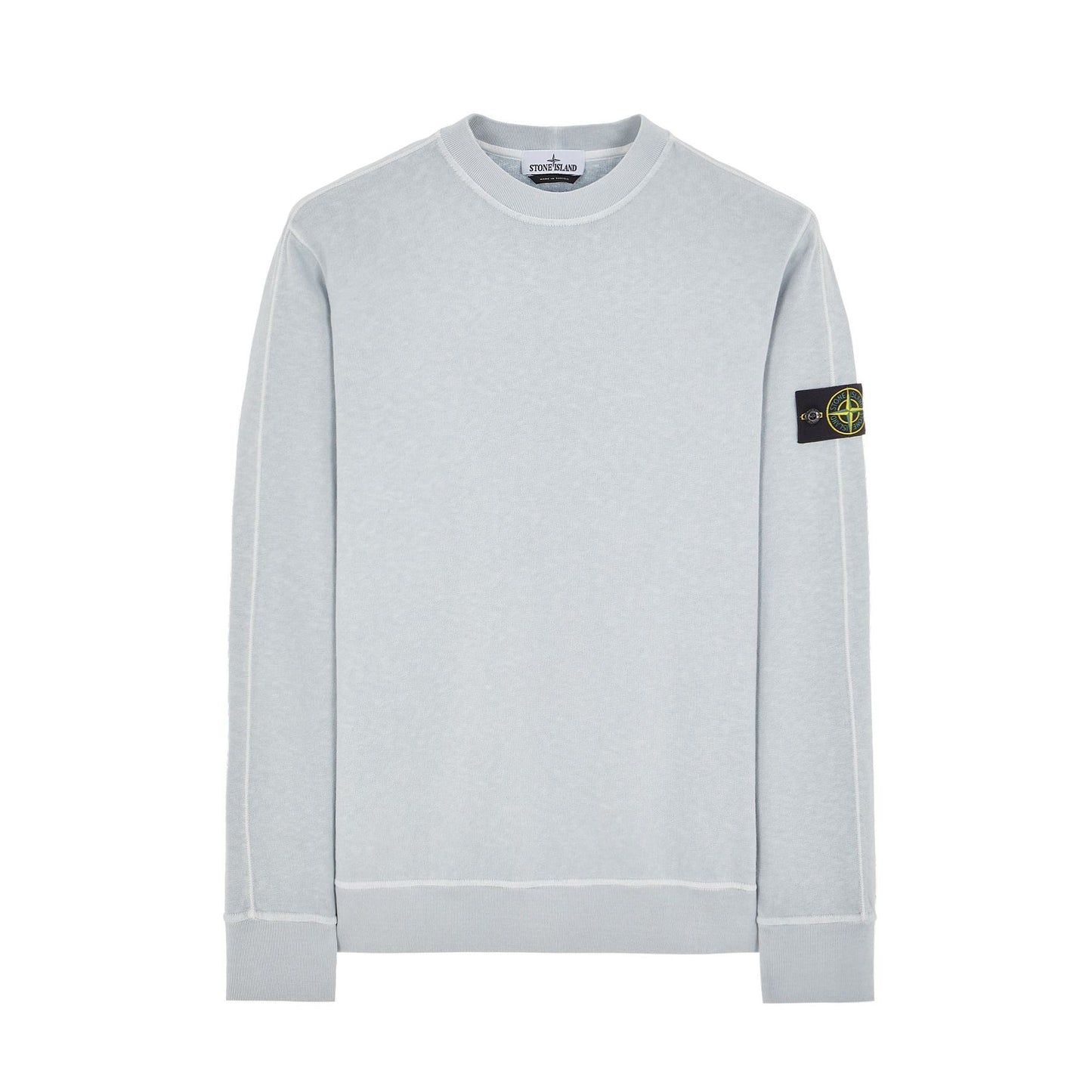 Stone Island 66060 Old Treatment Sweatshirt - V0141 Sky Blue - Escape Menswear