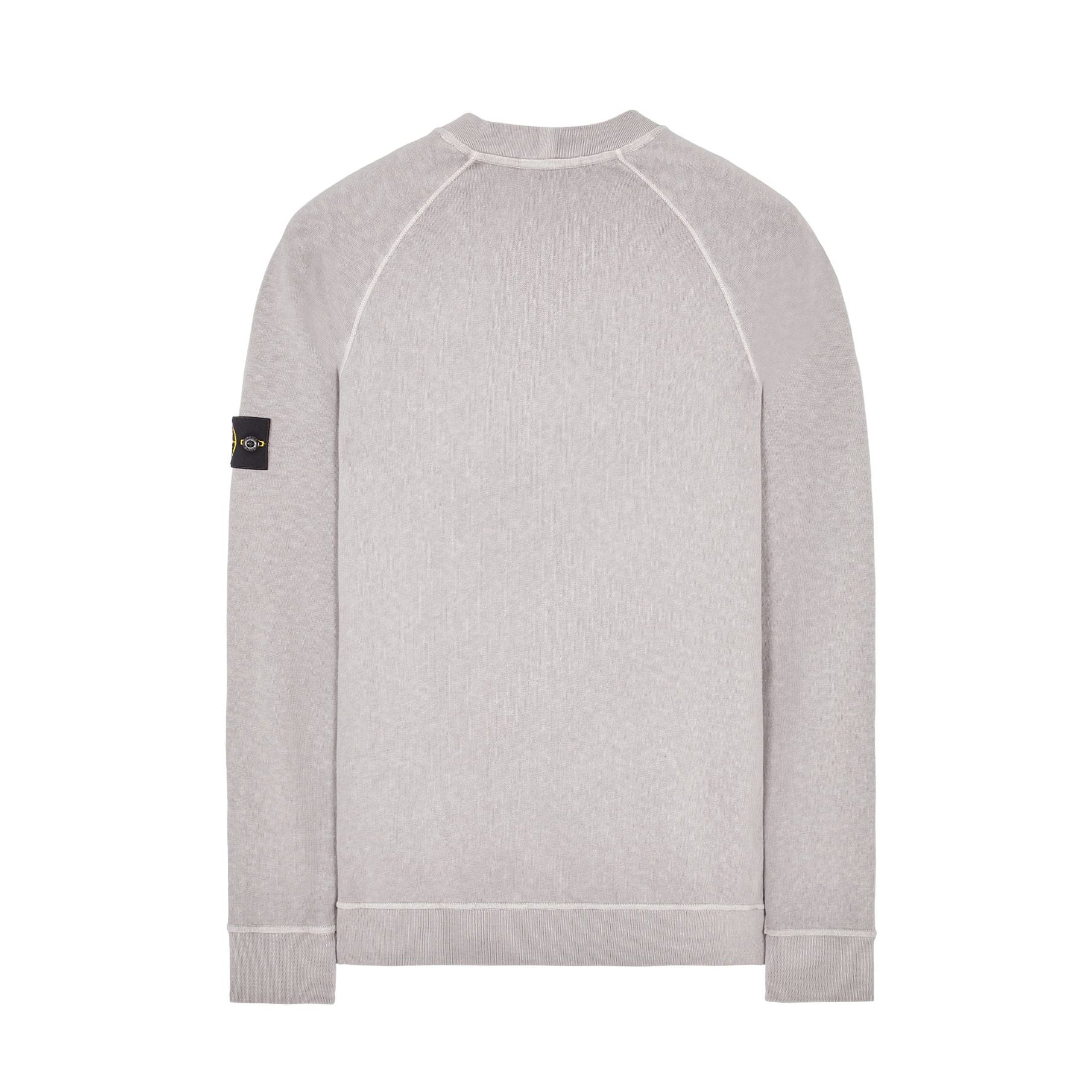 Stone Island 66060 Old Treatment Sweatshirt - V0164 Dust Grey - Escape Menswear