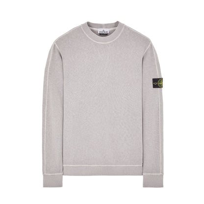 Stone Island 66060 Old Treatment Sweatshirt - V0164 Dust Grey - Escape Menswear