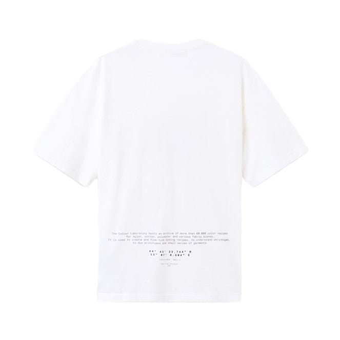 Stone Island All Around Compass Print T-Shirt - 001 White - Escape Menswear