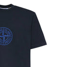 Stone Island All Around Compass Print T-Shirt - 020 Navy Blue - Escape Menswear
