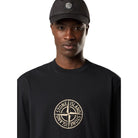 Stone Island All Around Compass Print T-Shirt - 029 Black - Escape Menswear