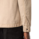 Stone Island Brushed Cotton Overshirt - V019A Desert - Escape Menswear