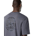 Stone Island Camo Compass Print T-Shirt - 02D Blue Grey - Escape Menswear