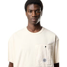 Stone Island Chest Pocket T-Shirt - 093 Ivory - Escape Menswear