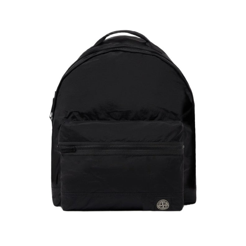 Stone Island Coated Nylon Backpack - 029 Black - Escape Menswear
