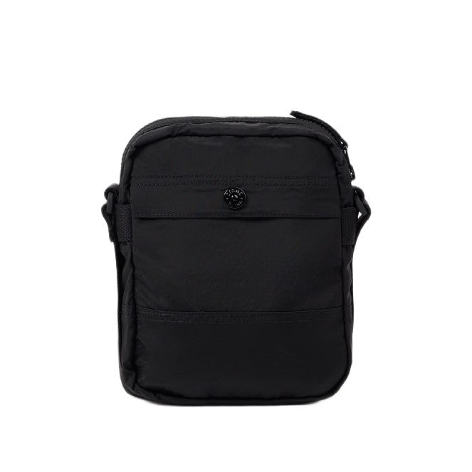 Stone Island Coated Nylon Crossbody Bag - 029 Black - Escape Menswear