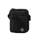 Stone Island Coated Nylon Crossbody Bag - 029 Black - Escape Menswear