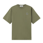 Stone Island Combed Cotton Patch T-Shirt - V005G Military Green - Escape Menswear