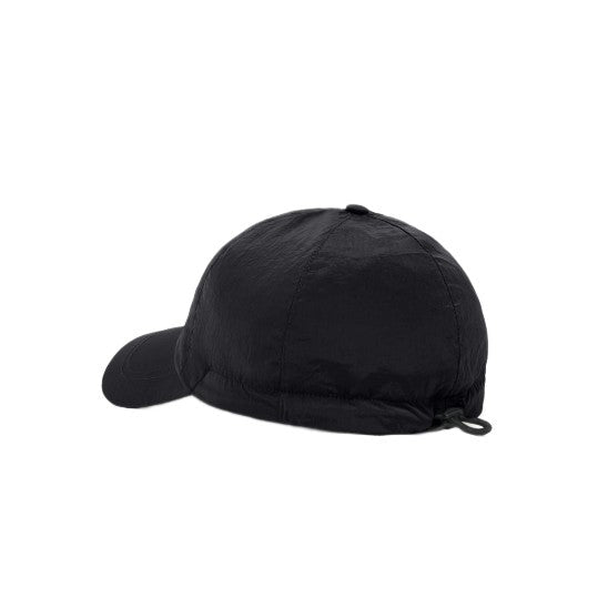 Stone Island Compass Embroidary Nylon Cap - 029 Black - Escape Menswear