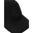 Stone Island Compass Embroidery Cap - 029 Black - Escape Menswear