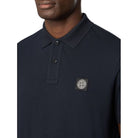 Stone Island Compass Patch Polo Shirt - 020 Navy Blue - Escape Menswear