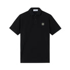 Stone Island Compass Patch Polo Shirt - 029 Black - Escape Menswear