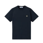 Stone Island Compass Patch T-Shirt - 020 Navy Blue - Escape Menswear