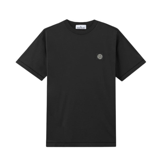 Stone Island Compass Patch T-Shirt - 029 Black - Escape Menswear