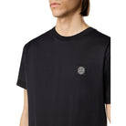 Stone Island Compass Patch T-Shirt - 029 Black - Escape Menswear