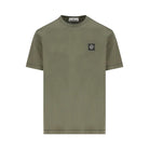 Stone Island Compass Patch T-Shirt - 05G Military Green - Escape Menswear