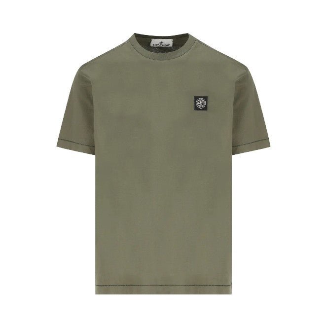 Stone Island Compass Patch T-Shirt - 05G Military Green - Escape Menswear