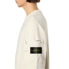 Stone Island Cotton Fleece Pocket Sweatshirt - 093 Ivory - Escape Menswear