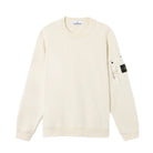 Stone Island Cotton Fleece Pocket Sweatshirt - 093 Ivory - Escape Menswear