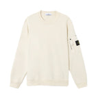 Stone Island Cotton Fleece Pocket Sweatshirt - 093 Ivory - Escape Menswear