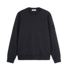 Stone Island Cotton Fleece Sweatshirt - V0020 Navy Blue - Escape Menswear