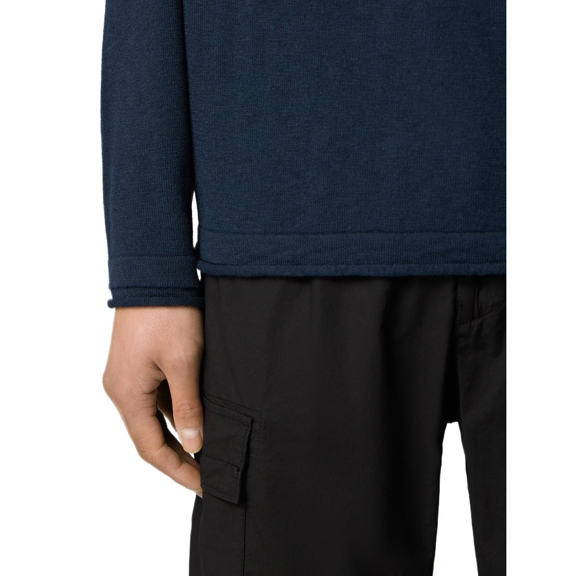Stone Island Crewneck Knitwear Jumper - V0020 Navy Blue - Escape Menswear