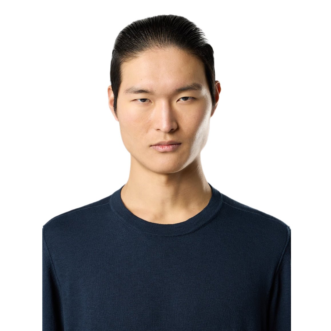 Stone Island Crewneck Knitwear Jumper - V0020 Navy Blue - Escape Menswear