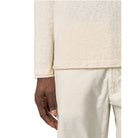 Stone Island Crewneck Knitwear Jumper - V0093 Ivory - Escape Menswear