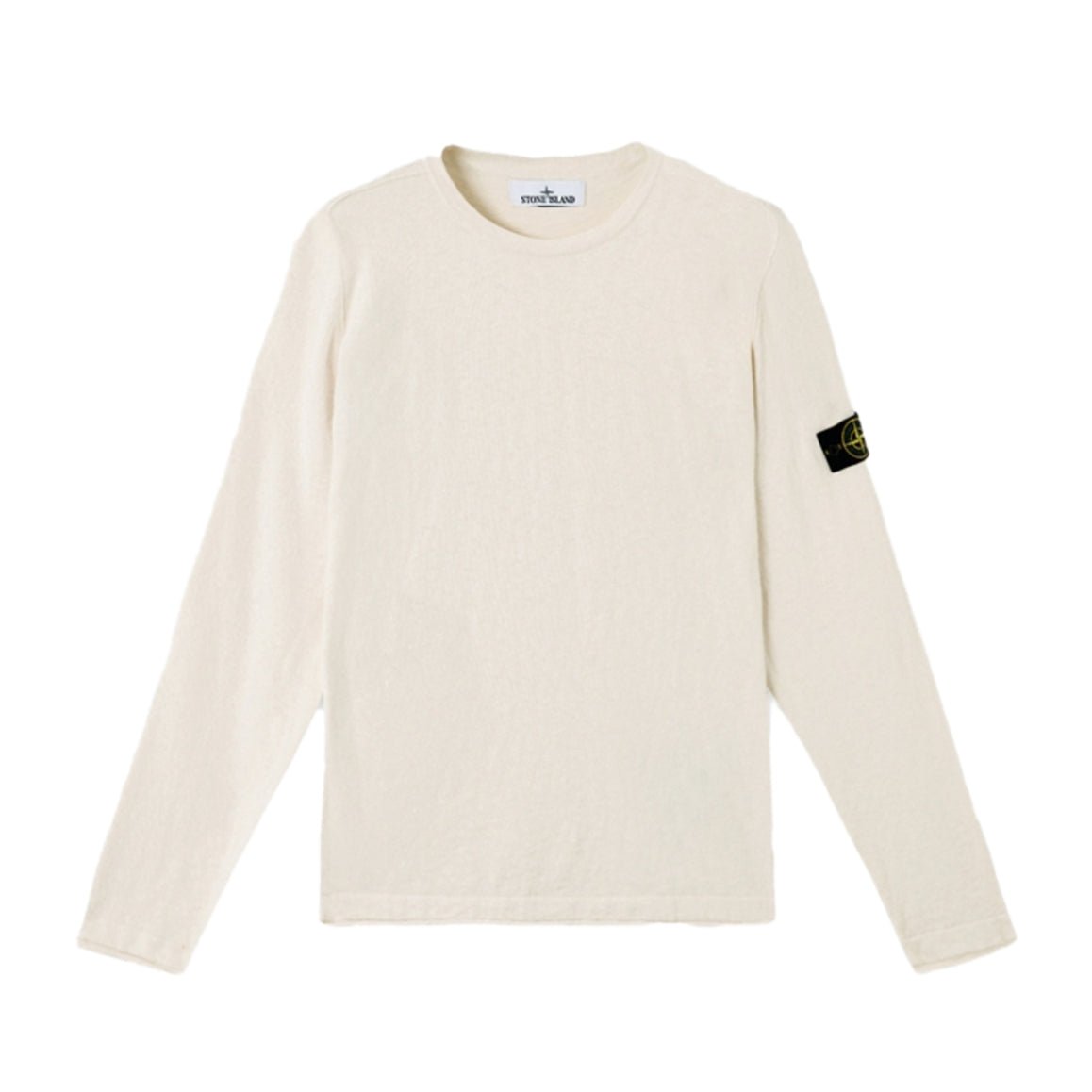 Stone Island Crewneck Knitwear Jumper - V0093 Ivory - Escape Menswear