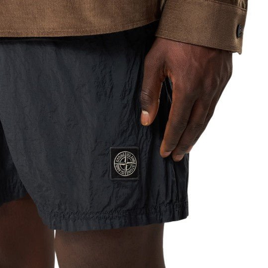 Stone Island Econyl® Nylon Pocket Swimshort - 020 Navy Blue - Escape Menswear