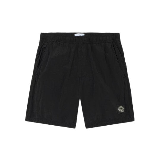 Stone Island Econyl® Nylon Pocket Swimshort - 029 Black - Escape Menswear