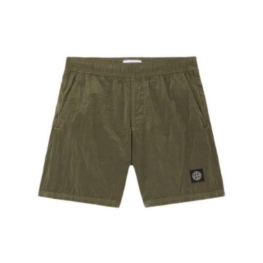 Stone Island Econyl® Nylon Pocket Swimshort - 05G Military Green - Escape Menswear