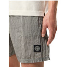 Stone Island Econyl® Nylon Pocket Swimshort - 061 Pearl Grey - Escape Menswear