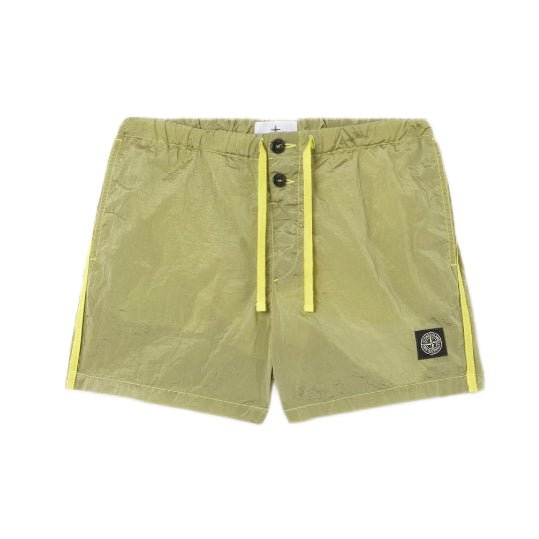 Stone Island Econyl® Nylon Swimshort - 031 Lemon - Escape Menswear