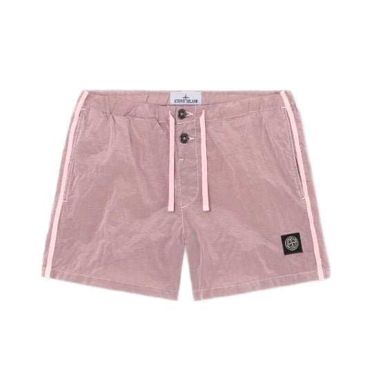 Stone Island Econyl® Nylon Swimshort - 08G Oleander - Escape Menswear