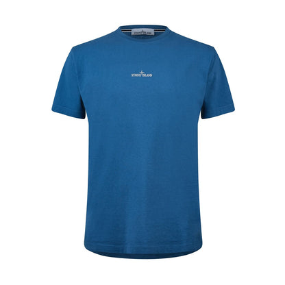 Stone Island Institutional Four T-Shirt - Avio Blue - Escape Menswear