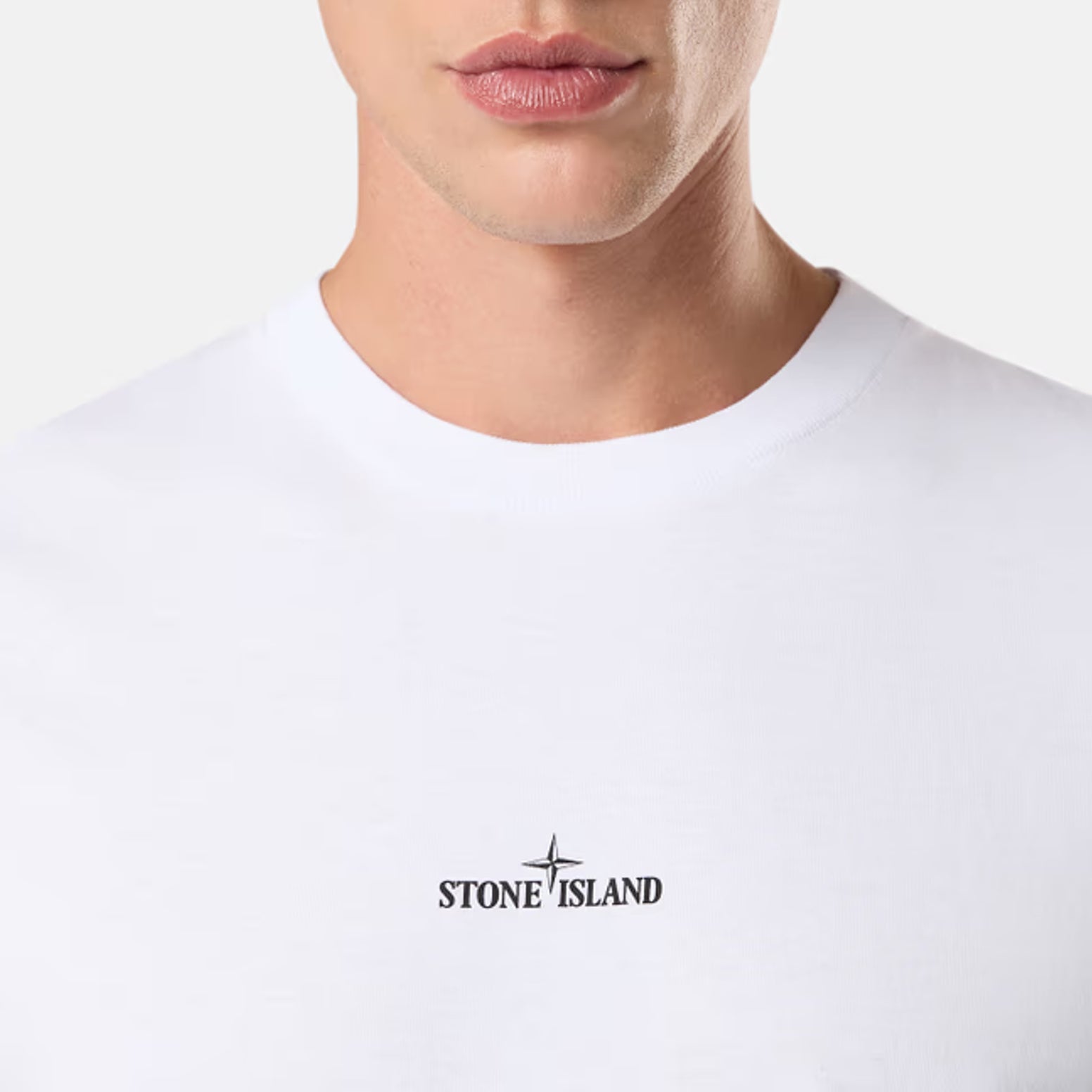 Stone Island Institutional Four T-Shirt - White - Escape Menswear