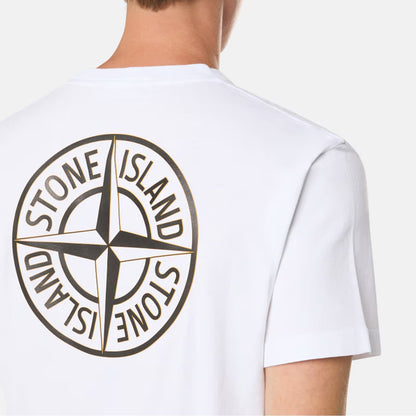 Stone Island Institutional Four T-Shirt - White - Escape Menswear