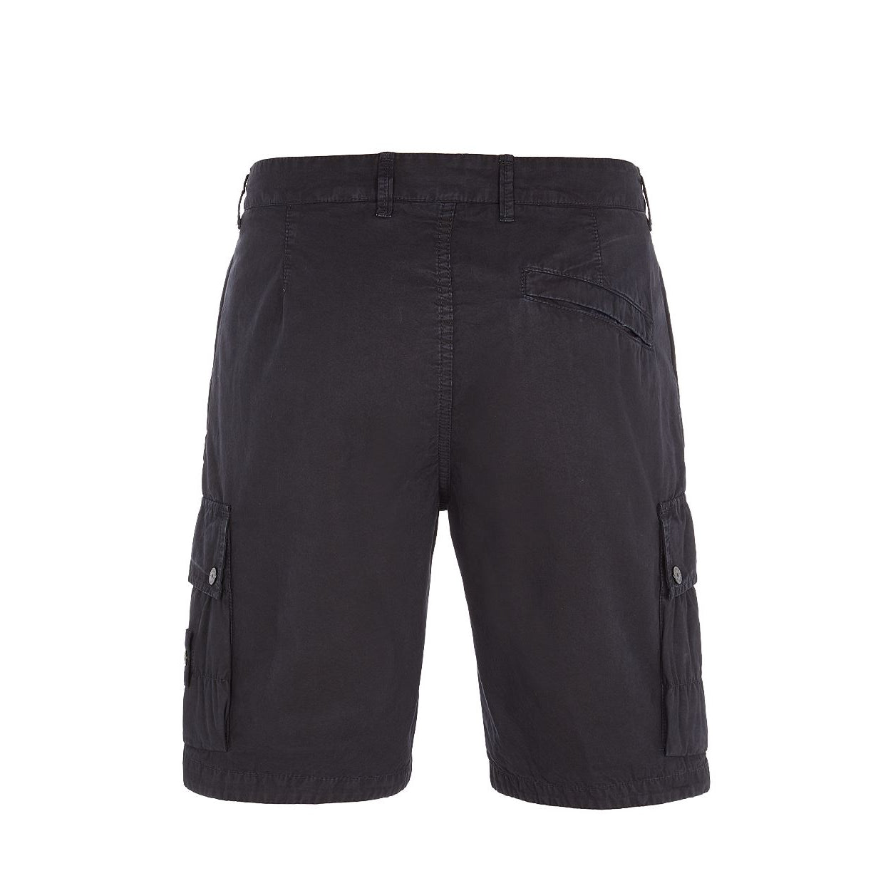 Stone Island L11WA Old Treat Bermuda Shorts - V0129 Black - Escape Menswear