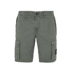 Stone Island L11WA Old Treat Bermuda Shorts - V0159 Green - Escape Menswear
