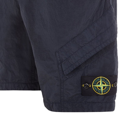 Stone Island L1719 Bermuda Shorts - V0020 Navy Blue - Escape Menswear